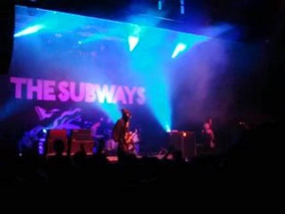 The Subways @ la Cartonnerie - Arrivée sur scène