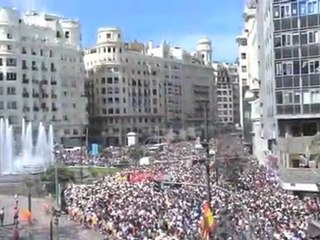 Fallas 2008 mascleta 18 mars