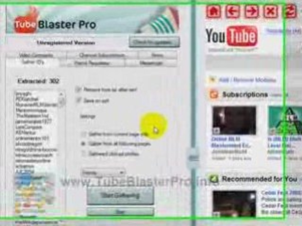 TubeBlasterPro FREE Demo Here!!