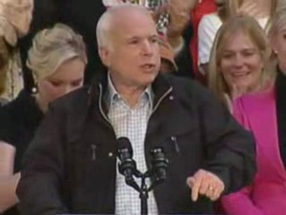 McCain campaigns in swing state