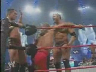 goldberg & hbk & rvd vs kane & batista & randy orton