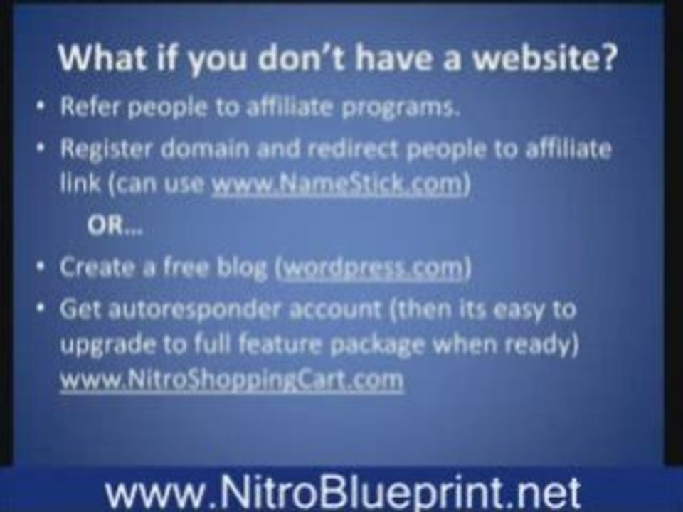 Get traffic, build a list & make sales - Part3