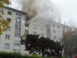 Feu d'immeuble Paris 13ème 1er Nov 2008