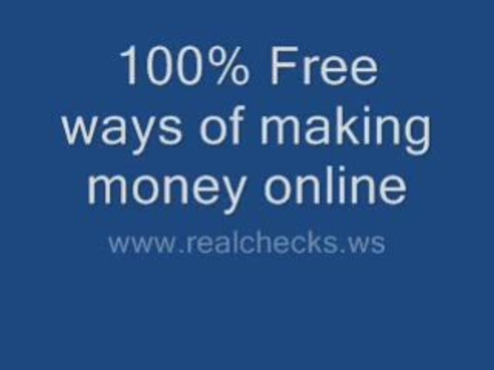 Make Real Money Online