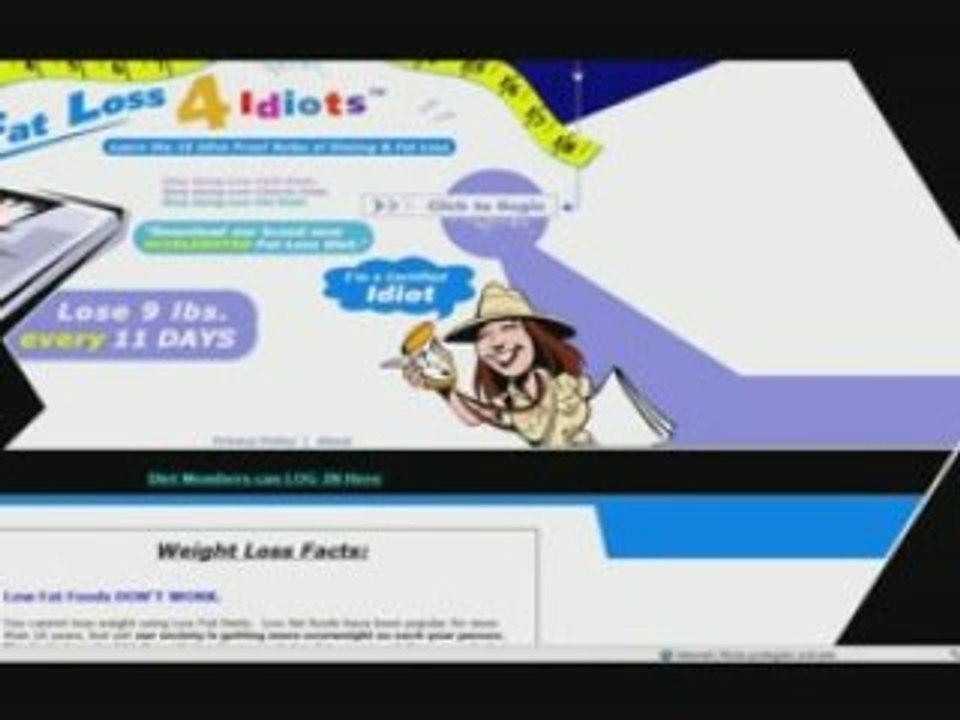 Fat Loss 4 Idiots / dieting for idiots / diets for idiots