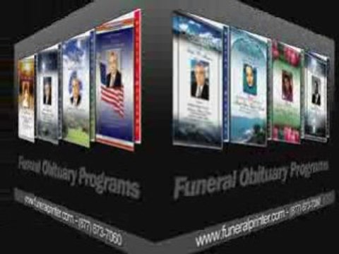 Memorial Funeral Program Samples and Example Templates
