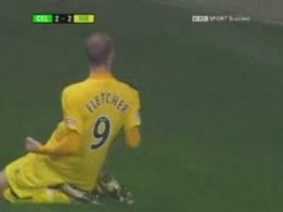 CELTIC 2-2 HIBERNIAN BUT FLETCHER