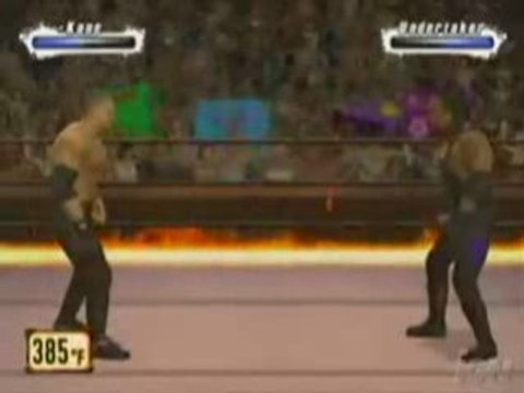 Inferno Match Kane VS The Undertaker Smackdown VS Raw 2009 !