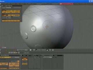 Brush sculpt Blender 2.46