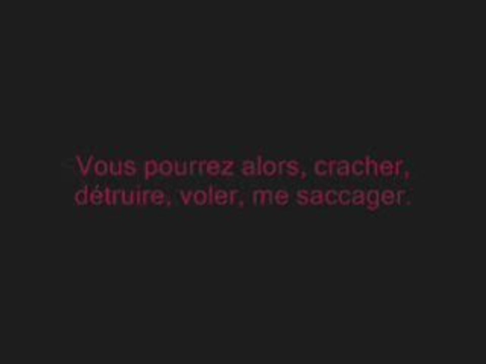 eths detruis moi + parole