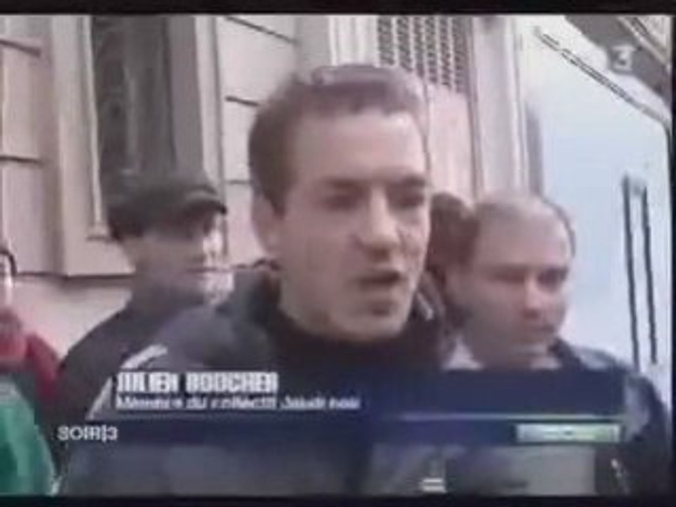 Reportage de Soir 3 sur l'action de Jeudi Noir du 01/11/08