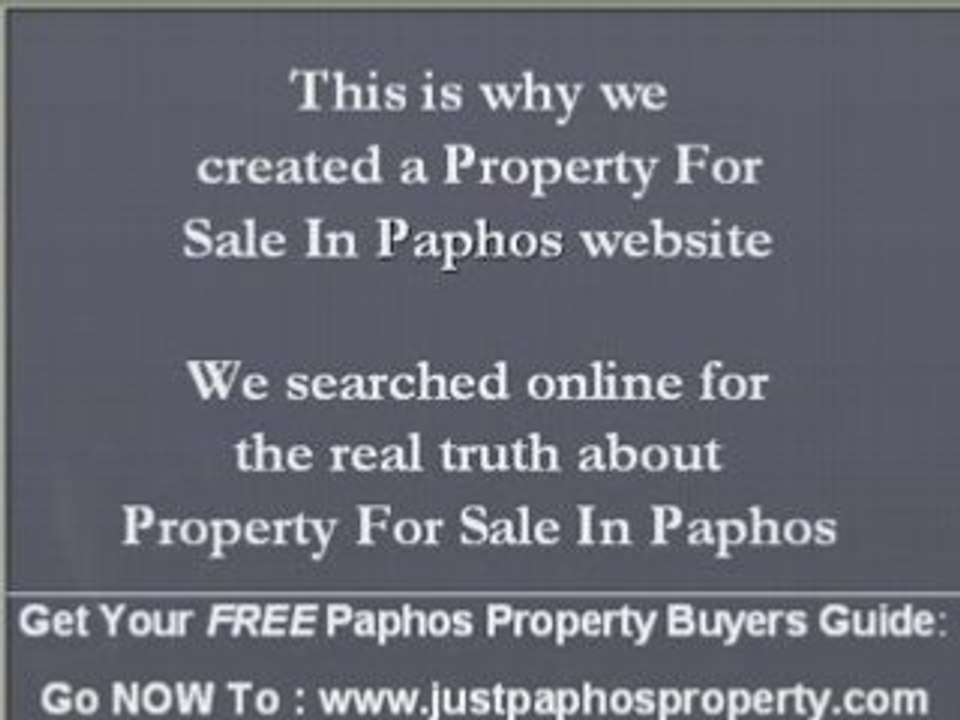 Estate Agents Paphos