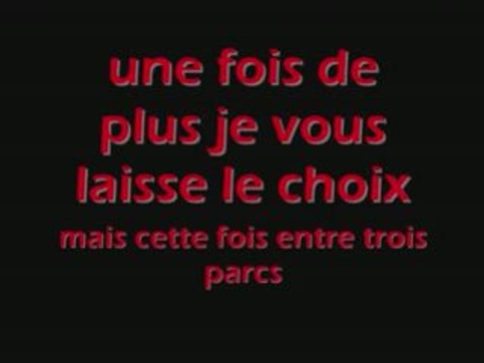 le choix du parc