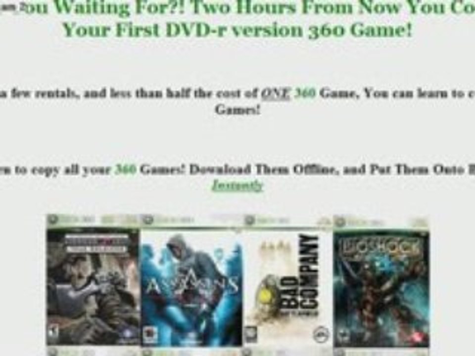 Xbox 360 Download Games Mod Chip