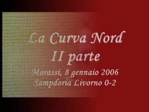 Ultras Livorno en deplacement à Gênes