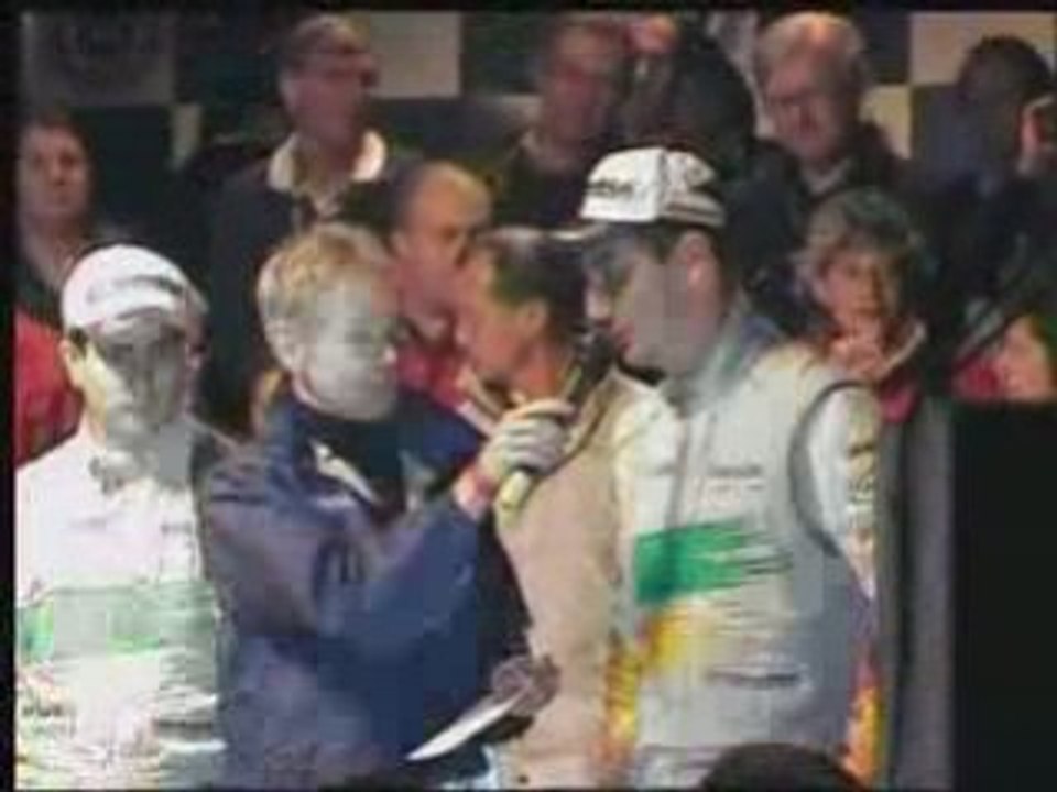 Finale rallye ES 10 + le podium