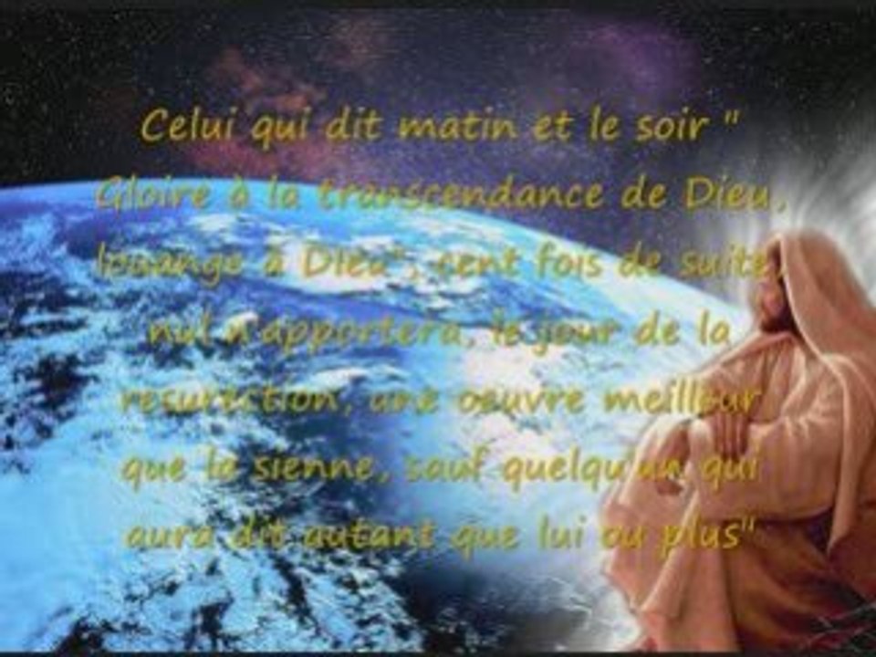 Pour vous frere , une phrase à répéter matin et soir.
