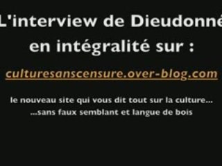 Interview exclusive de Dieudonné