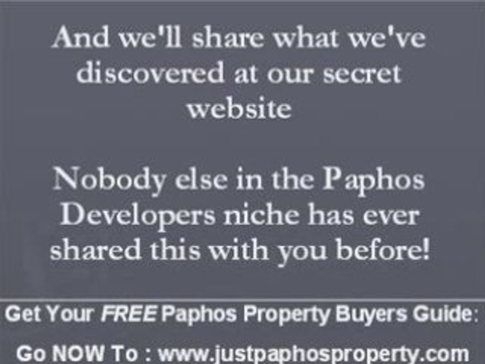 Paphos Property Sale