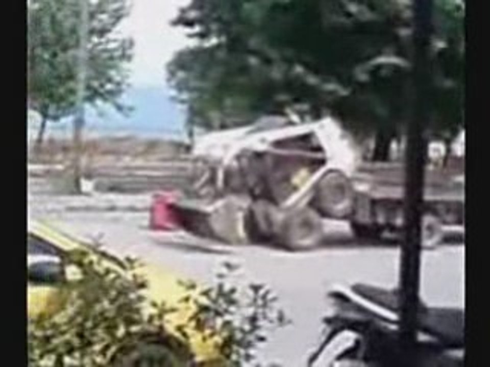How to load a bobcat into a truck
