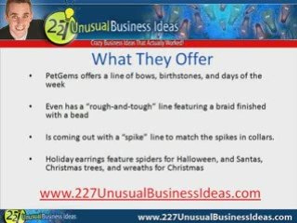Jewelry For Pets - Another Unusual Business Idea
