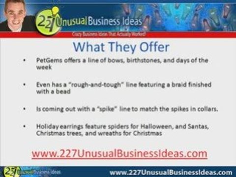 Jewelry For Pets - Another Unusual Business Idea
