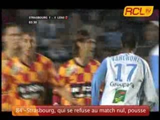 STRASBOURG - LENS 1-1 RESUME DU MATCH
