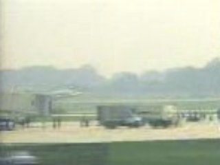 Boeing 737 avec un Train hors service