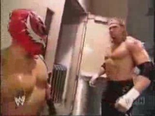 Rey Mysterio & Test Backstage 25.7.02