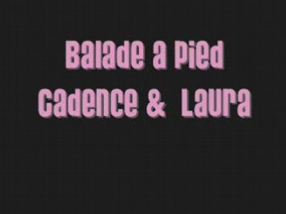 Cadence balade a pied Octobre 2008