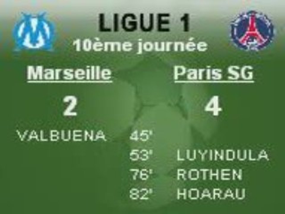 BUT DE PSG A MARSEILLE