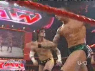 Raw 03.11.08 Randy Orton vs CM Punk - Orton's Return