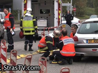 Accident place de Haguenau à Strasbourg