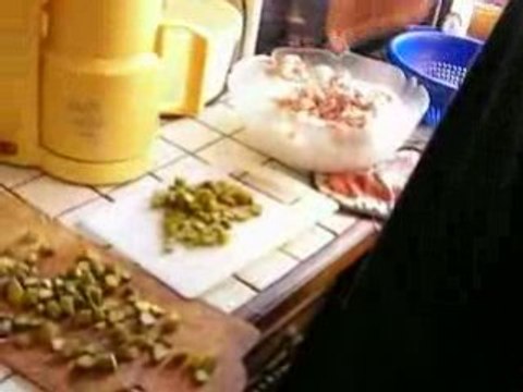 On prépare le repas chez Jo!!!