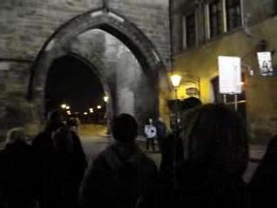 Ballade digestive vers le pont Charles de Prague