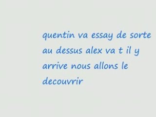 Quentin se casse 1 bras version non termine 1.0