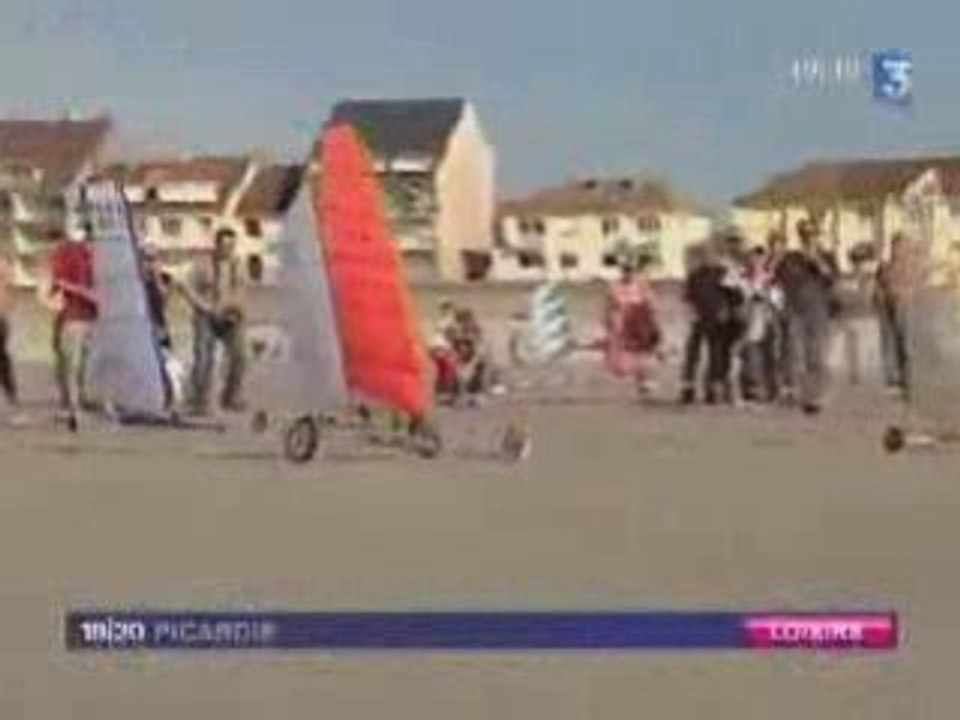 Char à voile RC - Interview à Fort-Mahon 11-10-2008