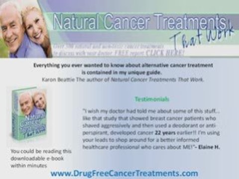 Drug Free Prostate Cancer Treatments That Work - FREE REPORT
