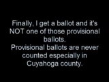 Voting Problems In Ohio - Recorded on MP3 Player