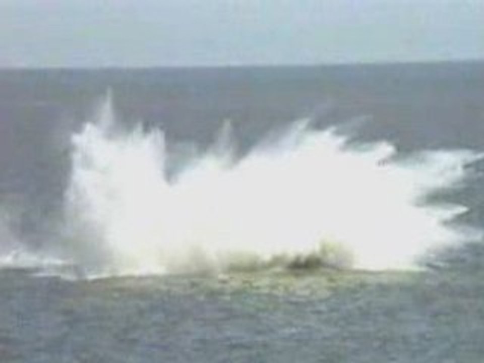 crache jet en mer