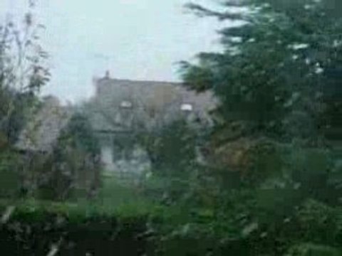 Il neige à Vineuil (vers Blois)