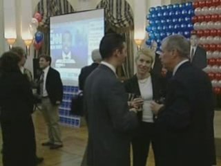 Party for American election at US Embassy in Russia