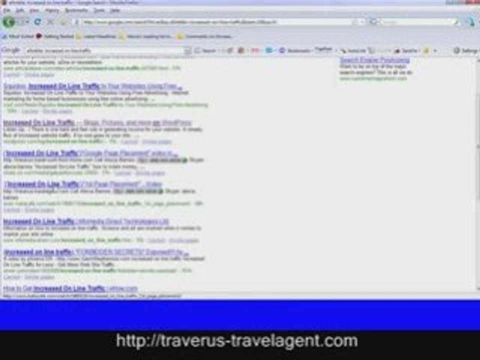 ("Increased Search Engine Traffic")*Top Secret*