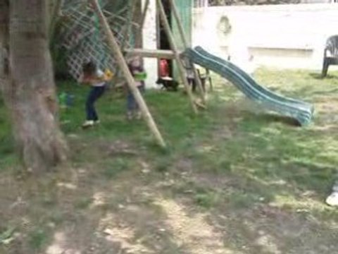 Staffie VISITE DE CIERA ET CRIS CHIOT D'ARINA 030807