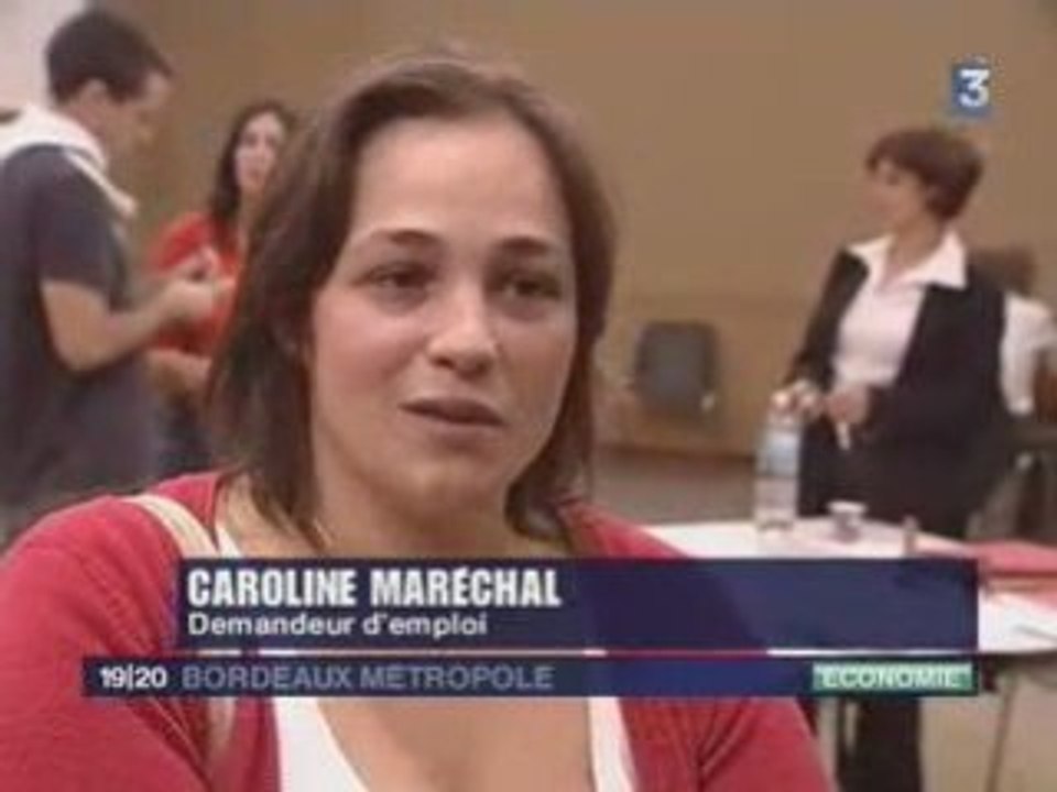 ELG 33 Job dating- France 3 Bordeaux 03 novembre 2008