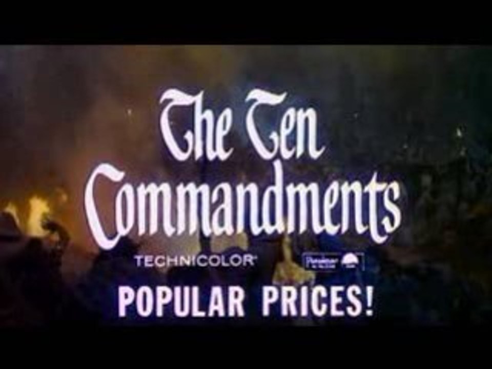BANDE ANNONCE 3 LES DIX COMMANDEMENTS 1956 STEFGAMERS