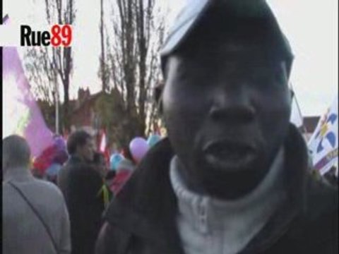 Vichy contre-sommet, itv de Camara Harouna, sans-papiers