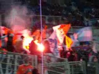 Entrée des joueurs Marseille présente