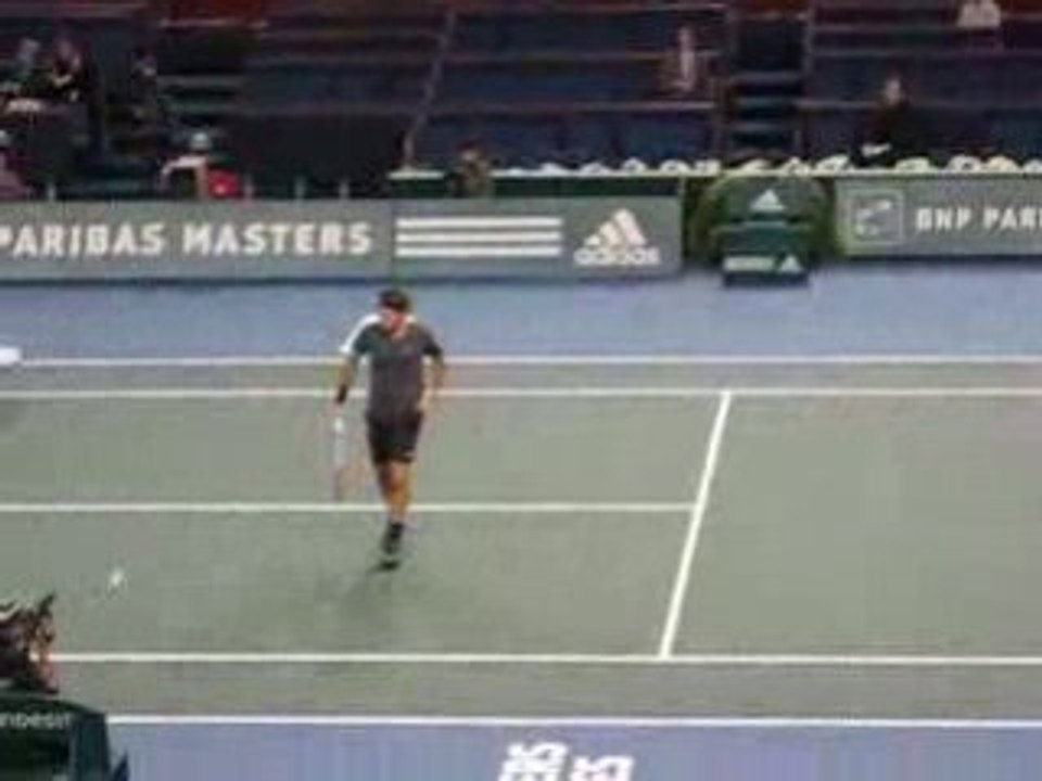 Masters Series Bercy 2008 - Training Federer (6)