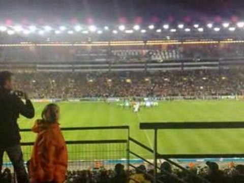 OM Entrée des joueurs au Vélodrome Marseille